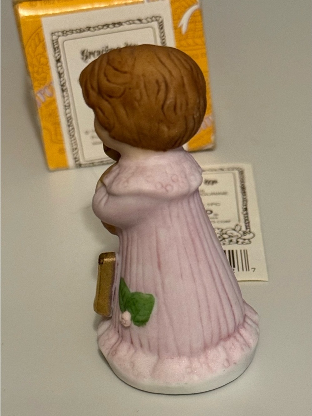 Enesco Porcelain Growing Up Brunette Figurine Age 1 - Picture 4 of 5